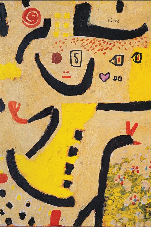 A Children's Game, 1939 (no 385) by Paul Klee wall art