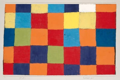 Colour Table "Qu 1", 1930 by Paul Klee art print