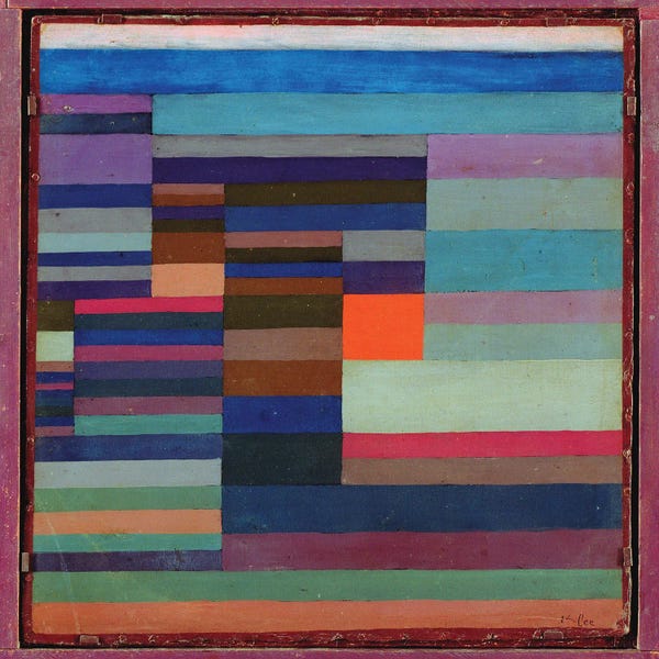 Bauhaus: Fire In The Evening, 1929 by Paul Klee