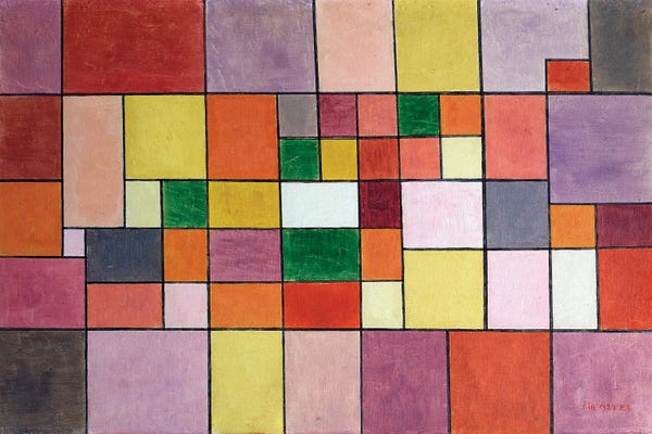 Bauhaus: Harmony of the Nordic Flora - Painting, 1927 by Paul Klee