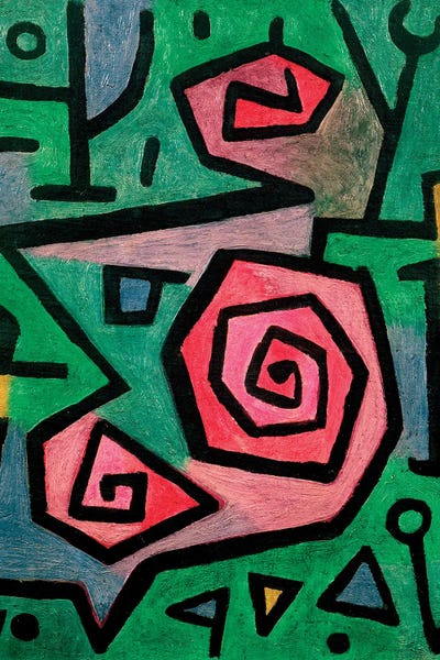 Fine Art Print: Heroic Roses, 1938 by Paul Klee