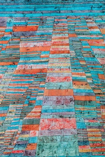 Modernism: Main Road And Side Roads by Paul Klee