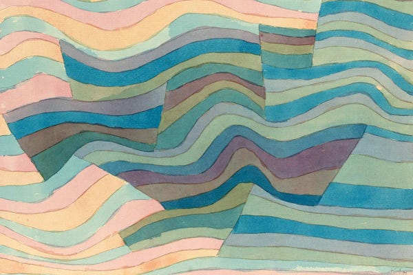 Modernism: Movement On The Cliffs, 1929 by Paul Klee