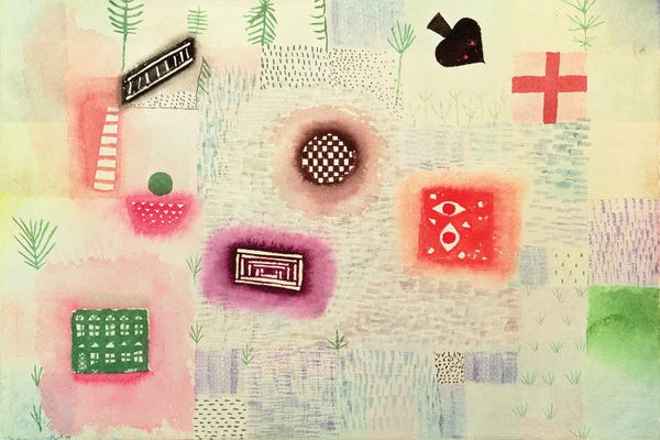 Bauhaus: Place signs, 1926 (no 151) by Paul Klee