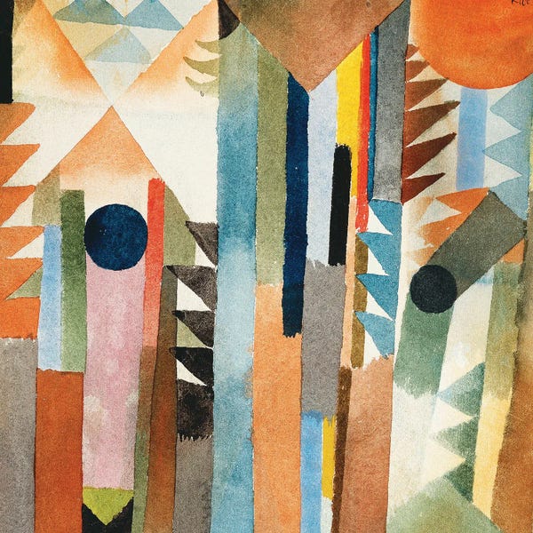 Decorative Elements: The Forest that Grew from the Seed, 1915 by Paul Klee
