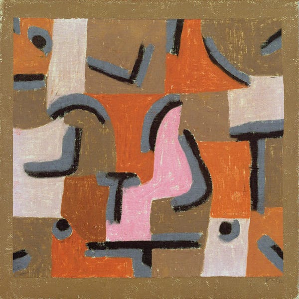 Bauhaus: Town Centre, 1937 (no 213) by Paul Klee