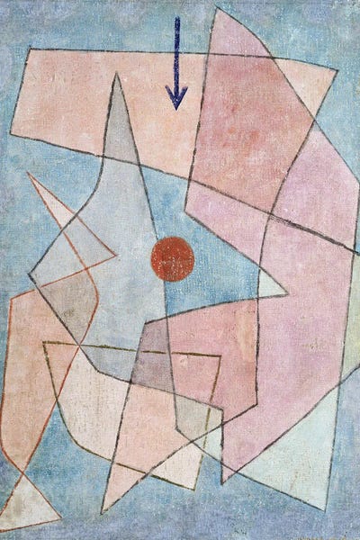Bauhaus: Tragodia, 1933 (no 31) by Paul Klee