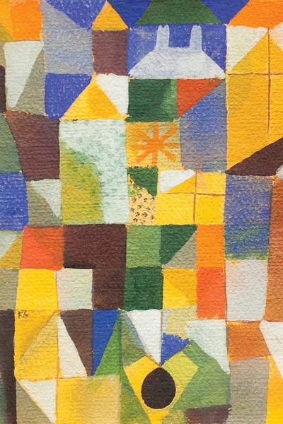 Paul Klee: Urban Composition With Yellow Windows, 1919 by Paul Klee