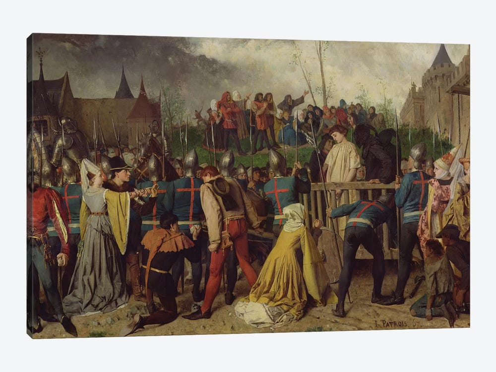 Joan of Arc  by Isidore Patrois 1-piece Canvas Art Print