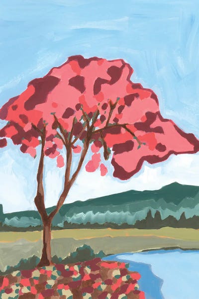 Olivine - Canvas Prints: Acacia, 2024 by Andrea Mejia