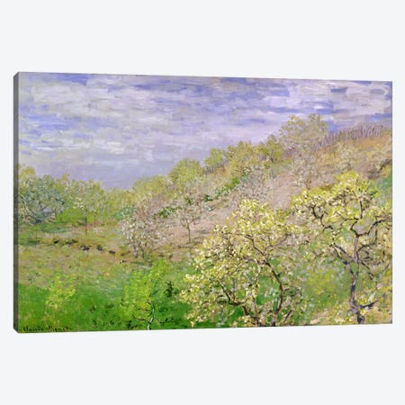 Trees in Blossom Canvas Print #BMN1364} by Claude Monet Canvas Art
