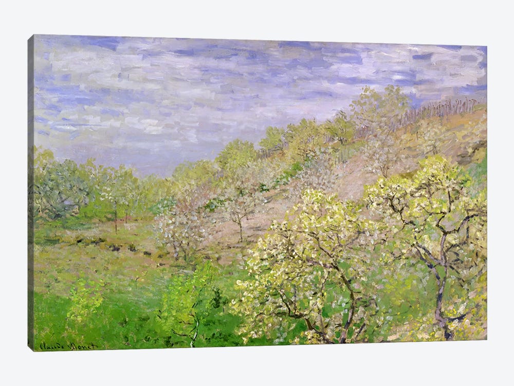 Trees in Blossom by Claude Monet 1-piece Art Print