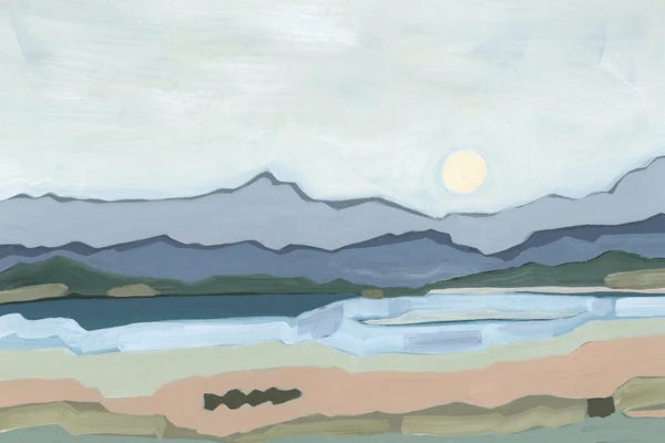 Andrea Mejia: Moonrise Over The Valley, 2023 by Andrea Mejia