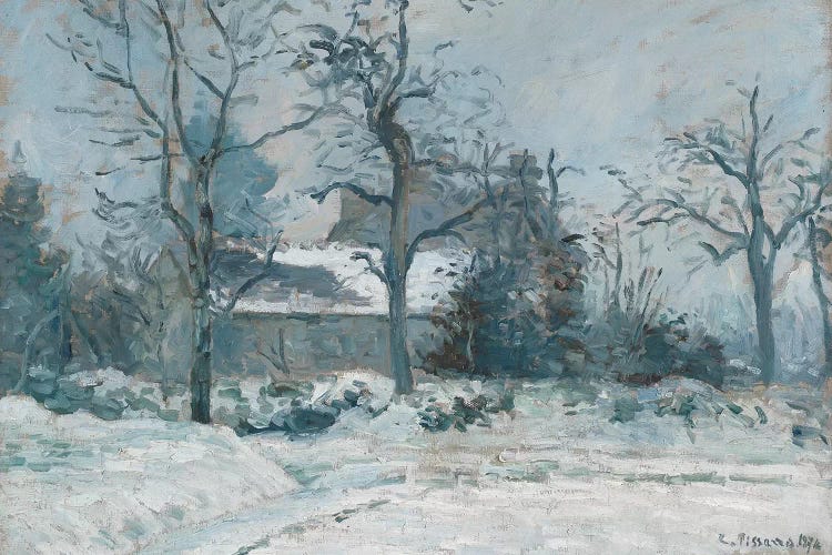 Piette's House at Montfoucault, Snow Effect, 1874 