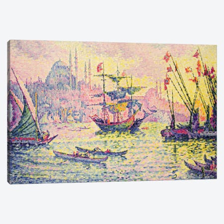 View of Constantinople, 1907  Canvas Print #BMN1392} by Paul Signac Canvas Artwork