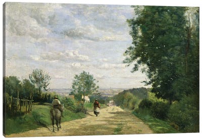 The Road to Sevres, 1858-59   Canvas Art Print - Realism Art