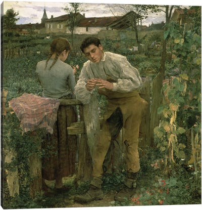 Rural Love, 1882  Canvas Art Print