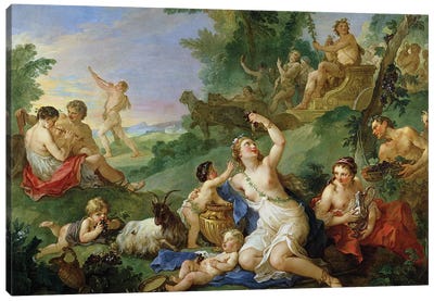 The Triumph of Bacchus  Canvas Art Print