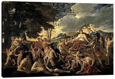 The Triumph of Flora, c.1627-28  Canvas Art Print