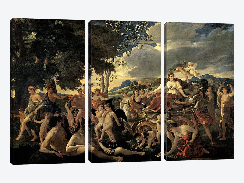The Triumph of Flora, c.1627-28  3-piece Canvas Art