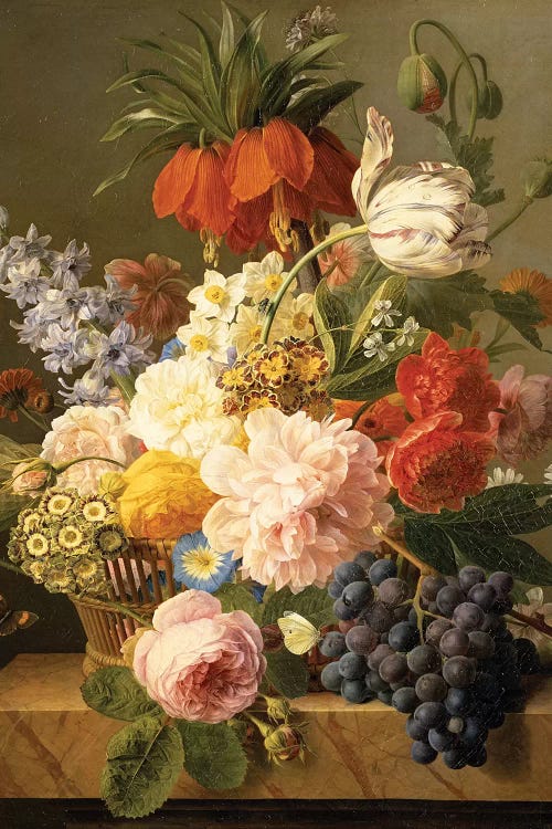 Still Life with Flowers and Fruit, 1827 