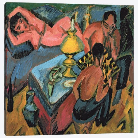Otto Muller  Canvas Print #BMN1429} by Ernst Ludwig Kirchner Canvas Artwork