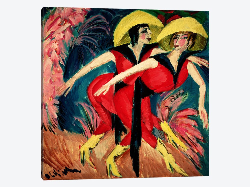Dancers in Red, 1914  1-piece Canvas Art Print