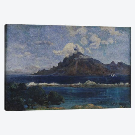 Coastal Martinique Landscape, 1887  Canvas Print #BMN1444} by Paul Gauguin Canvas Art Print