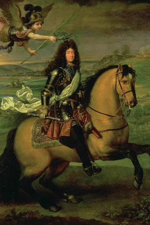 Equestrian Portrait of Louis XIV 