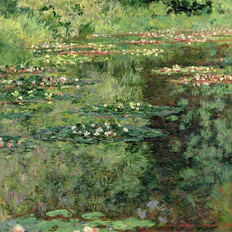 The Waterlily Pond, 1904  by Claude Monet wall art