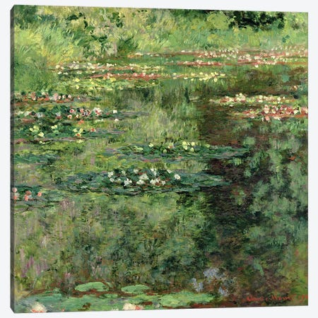 The Waterlily Pond, 1904  Canvas Print #BMN1450} by Claude Monet Art Print