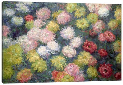 Chrysanthemums, 1897  Canvas Art Print - Impressionism Art