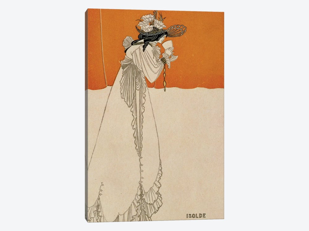 Isolde, illustration from 'The Studio', 1895  by Aubrey Beardsley 1-piece Art Print