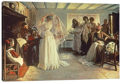The Wedding Morning, 1892  Canvas Art Print