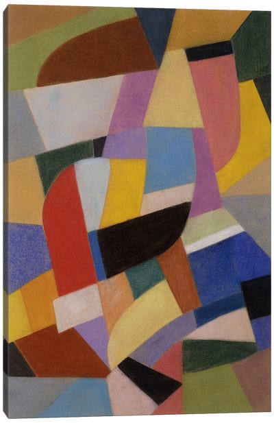 Composition; Komposition, c.1935-1937 (pastel on paper) Canvas Art Print