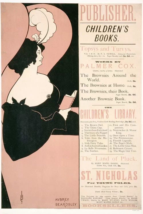 Advertisement for Children's Books, 1894 