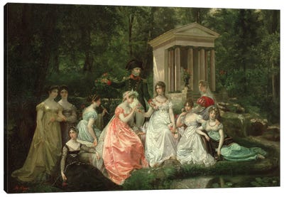 The Rose of Malmaison, c.1867   Canvas Art Print