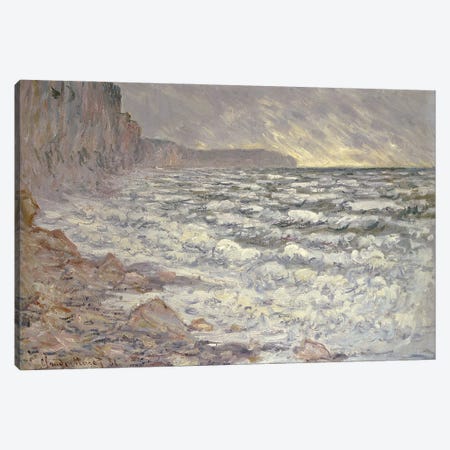 The Sea at Fecamp, 1881  Canvas Print #BMN1487} by Claude Monet Art Print