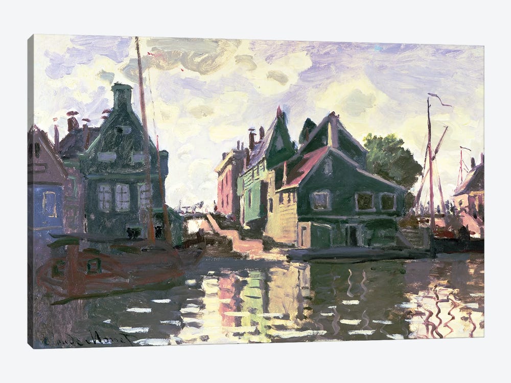 Zaandam  by Claude Monet 1-piece Canvas Art