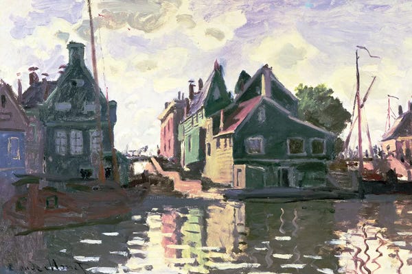 All Things Monet: Zaandam  by Claude Monet