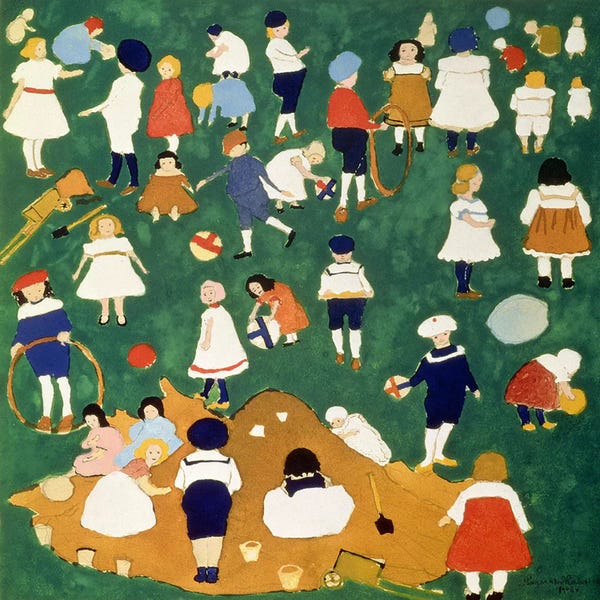 Kazimir Severinovich Malevich: Children, 1908  by Kazimir Severinovich Malevich