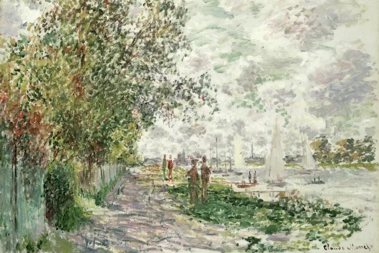 The Riverbank at Gennevilliers, c.1875 