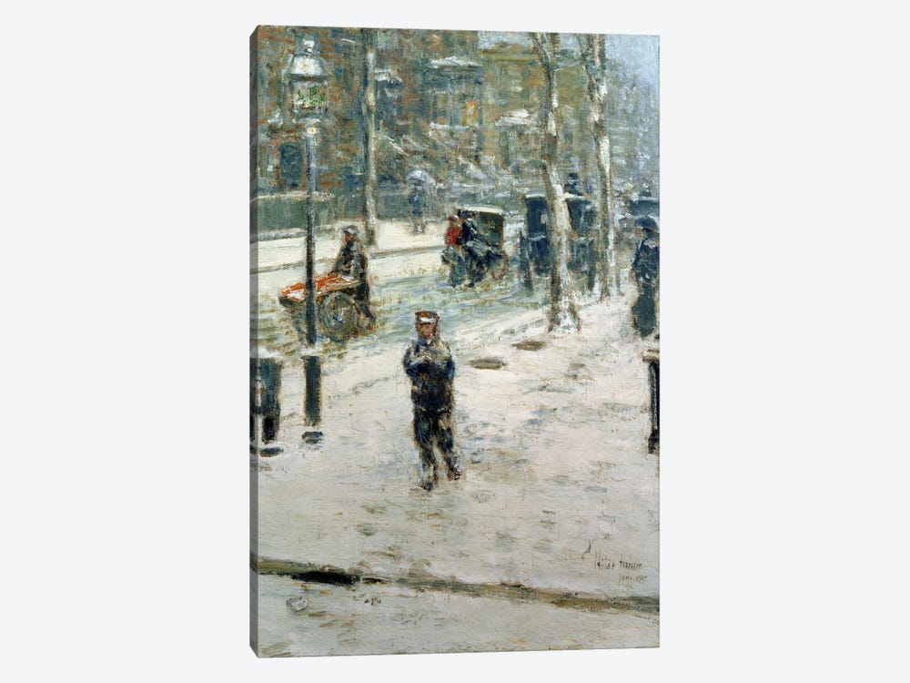 Snow Storm, Fifth Avenue, 1907  1-piece Art Print