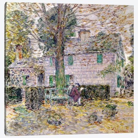 Indian Summer in Colonial Days, 1899  Canvas Print #BMN1512} by Childe Hassam Canvas Wall Art