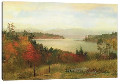Raquette Lake, 1869  Canvas Art Print