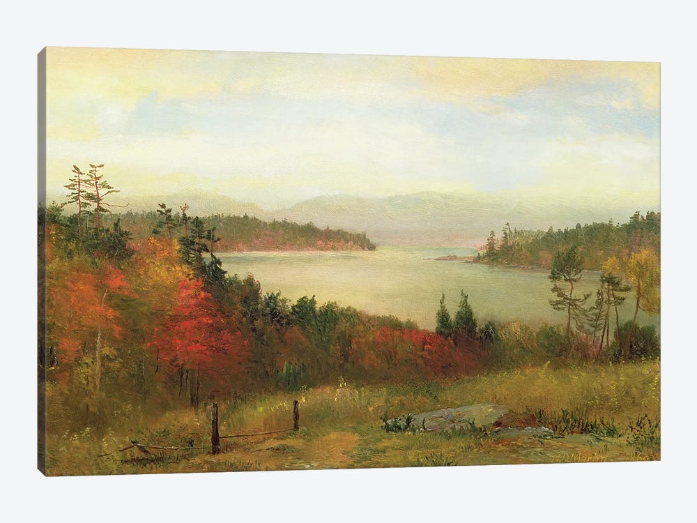Raquette Lake, 1869  by Homer Dodge Martin 1-piece Canvas Art Print