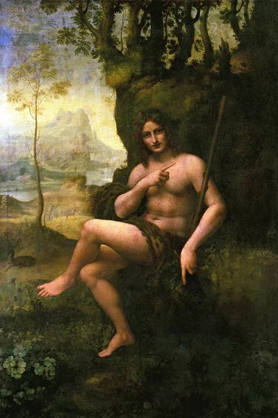 Renaissance: Bacchus, c.1695  by Leonardo da Vinci