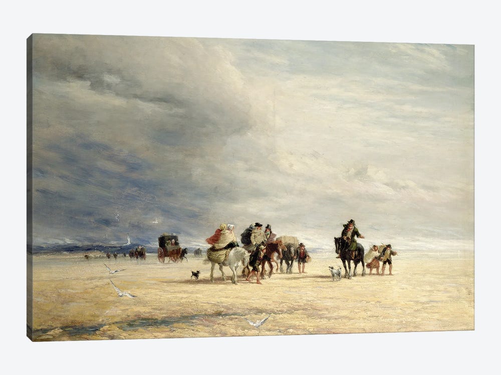 Lancaster Sands, 1841  by David Cox 1-piece Canvas Art