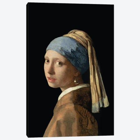 Girl with a Pearl Earring, c.1665-6  Canvas Print #BMN1579} by Johannes Vermeer Canvas Artwork