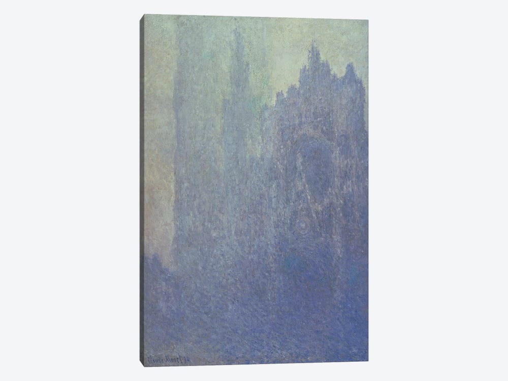 Rouen Cathedral, Foggy Weather, 1894  by Claude Monet 1-piece Canvas Art Print
